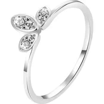 Prsten AGATO Okouzlující stříbrný prsten se zirkony AGT-R21W Velikost: 60 (1,12 g)