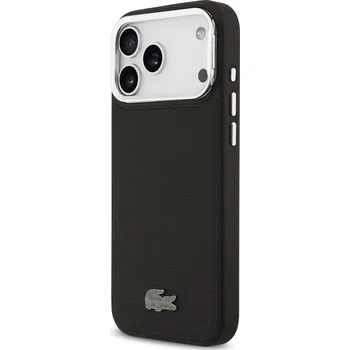 Pouzdro na mobilní telefon Lacoste Iconic Petit Pique Camera Stand MagSafe Zadní Kryt pro iPhone 17 Pro Max