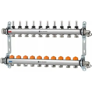 rozdělovač topení Rozdělovač pro podlahové vytápění Imi Heimeier Dynacon Eclipse 10 okruhů