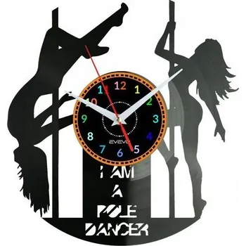 Hodiny Pole Dance Nástěnné Hodiny Vinylová Deska Moderní Dekorativní U