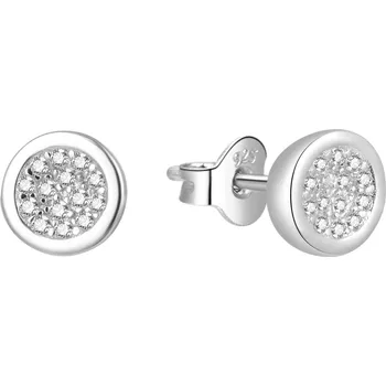 Náušnice AGATO Jemné stříbrné náušnice se zirkony AGUP2278