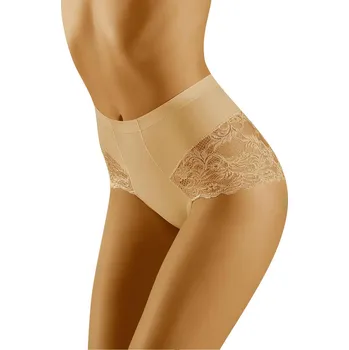 Dámská móda Dámské stahovací kalhotky Slimea Béžové - Wolbar Barva: béžová, Velikost: S