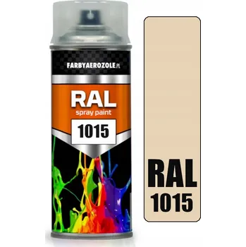 Barva ve spreji Akrylový lak ve spreji RAL 1015 LIGHT IVORY 400ml Krémově béžová polomatná