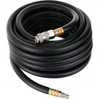 Příslušenství ke kompresoru PNEUMATICKÁ HADICE GUMOVÁ 10M KE KOMPRESORU RYCHLOSPOJKA 10MM PRŮMĚR