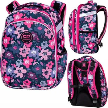 Školní batoh Školní batoh CoolPack s více přihrádkami, černý, odstíny modré, 25 l