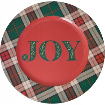 VÁNOČNÍ PODTALÍŘ S NÁPISEM JOY PODNOS ETAŽÉR