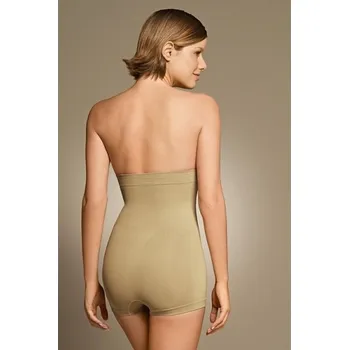 Stahovací kalhotky Plie Stahovací bermudy krátké 50099 - Plié Barva: natural, Velikost: M