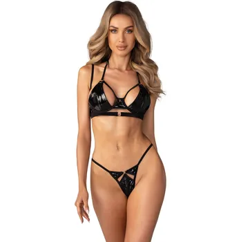 Dámská erotická souprava Dámský sexy set Keira Lise černý - Obsessive Velikost: L/XL