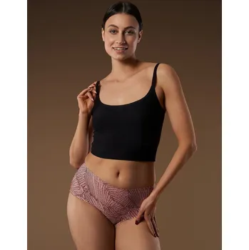 Dámské oblečení Dámské kalhotky Julimex Wings Maxi - Julimex Barva: terracotta, Velikost: S