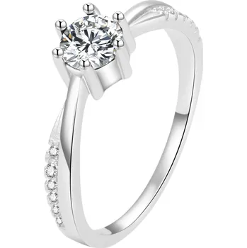 Prsten AGATO Luxusní stříbrný prsten se zirkony AGG304L Velikost: 56 (2,13 g)