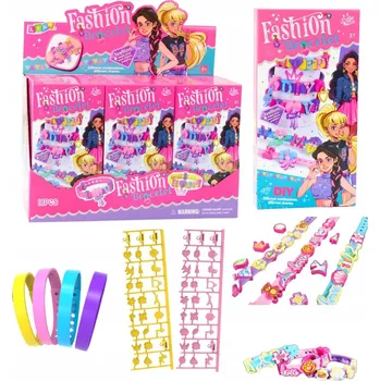 Náramek Sada DIY náramků Přívěsky Vzory Písmena 4 Náramky Nastavitelné