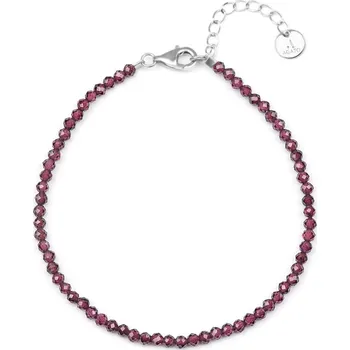 Náramek AGATO Minerální náramek z granátu POL-B11/21L