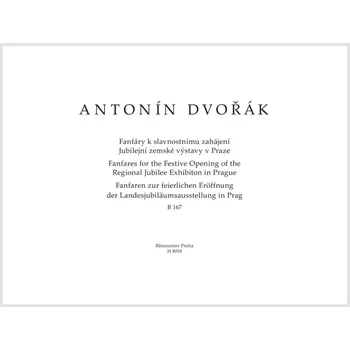 Fanfáry k slavnostnímu zahájení Jubilejní zemské výstavy Praze - Antonín Dvořák