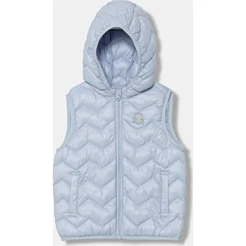 Dětská vesta United Colors of Benetton 21INGJ00H.P.Season.9BYA modrá 05X, vel. 110