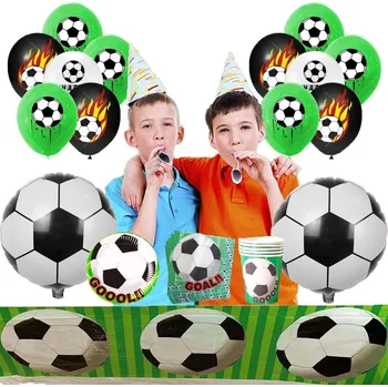 Balónek Narozeninová sada dekorací ve fotbalovém stylu