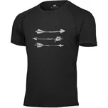 LASTING merino tričko AROW - pánské - černé Velikost: M