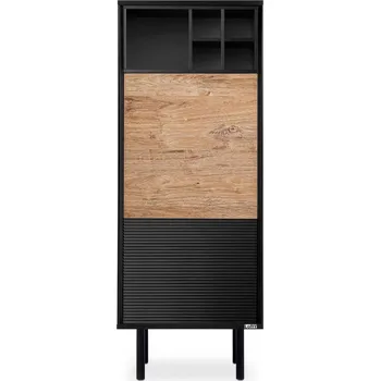 Komoda REGÁL LOFT ČERNÝ DUB PŘÍRODNÍ OBÝVACÍ POKOJ LOFTY KONSIMO