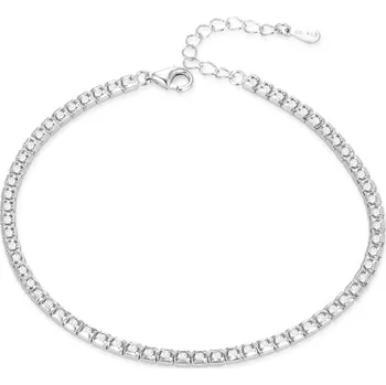 Náramek AGATO Stříbrný tenisový náramek s čirými zirkony AGB777/21