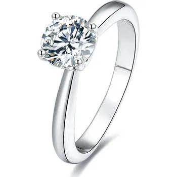 Prsten AGATO Něžný stříbrný prsten se zirkony AGG200 Velikost: 52 (2,55 g)