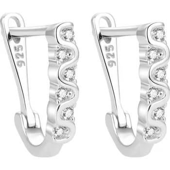 Náušnice AGATO Půvabné stříbrné náušnice se zirkony AGUC2151L