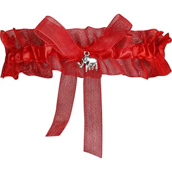 Dámské oblečení Dámský podvazek PW 23 Marakéš Červený - Julimex Barva: červená, Velikost: uni