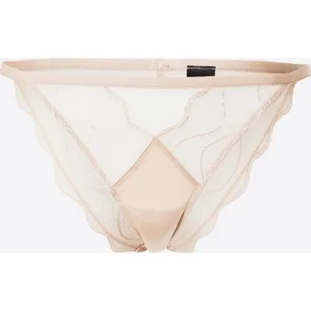 Dámské oblečení Dámské brazilky QF6949E 7NS béžová - Calvin Klein Barva: béžová, Velikost: M