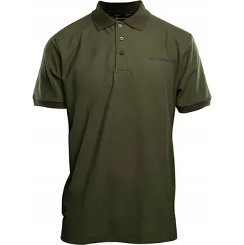 Pánské tričko Tričko Ridgemonkey APEarel Dropback Polo Shirt Green s krátkým rukávem vel. S