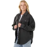 Rip curl dámská bunda High Tide Fleece Shacket Washed Black | Černá | Velikost M