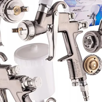 Stříkací pistole Lakovací pistole AUARITA HVLP IMP-400, tryska 2.0 mm, profesionální, 600 ml