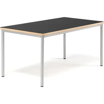 Pohovka Stůl BURÅS, 1520x800, černá, stříbrná