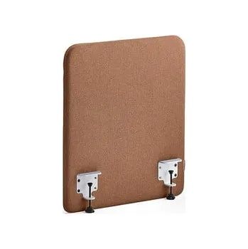 Paraván Stolový paraván ZONE, bílé svorky, 600X650x36 mm, potah Rivet, měděná