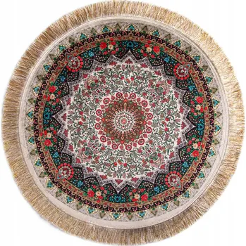 Koberec Koberec do obývacího pokoje Ložnice Kulatý Turecký Orientální Mandala Retro Vintage