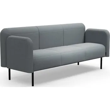 Pohovka Sedačka VARIETY, 3místná, potahová látka Pod CS, stříbrnošedá