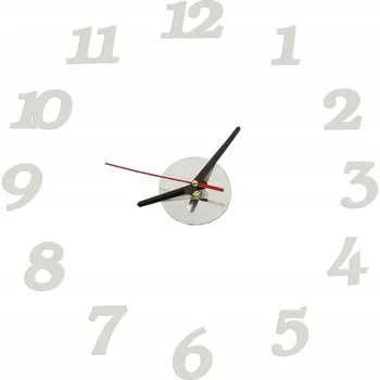 Hodiny Nástěnné hodiny Artemis stříbrné 130 cm