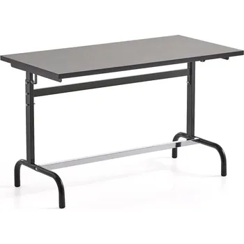 Školní lavice 184, linoleum, antracitově šedá/tmavě šedá