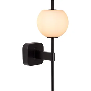 Nástěnné svítidlo Lucide ELDA - Nástěnné svítidlo Koupelnové - 1xG9 - IP44 - Černá