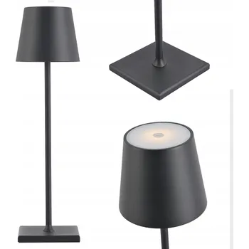 Lampička Stolní lampička Solio černá 3W LED bezdrátová s akumulátorem, nabíjení USB-C