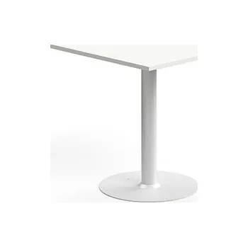 Jídelní stůl Stůl ALVA, 700x700x720 mm, upevnitelný, vysokotlaký laminát, bílá