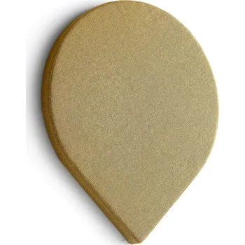 Paraván Akustický panel POLY, kapka, 965x800x56 mm, nástěnný, žlutá