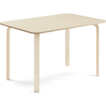 Jídelní stůl Stůl ELTON, 1200x800x710 mm, bříza, akustická HPL deska, bříza