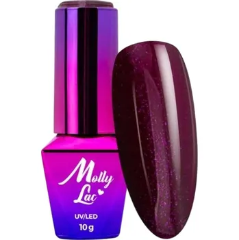 Lak na nehty Hybridní lak na nehty MOLLYLAC 10g I'm the Nudelover Lipgloss Č. 527