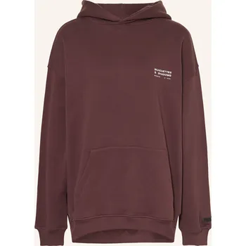 Dámská mikina Karo Kauer Dámská Oversized Mikina S Kapucí, tmavě hnědá, 38