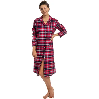 Dámská noční košile LUIZ Dámská flanelová noční košile Monika 184 Velikost: XL