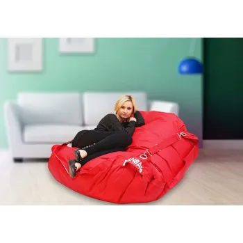 Sedací pytel Beanbag Taburet červený