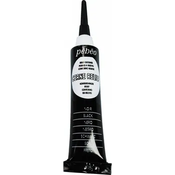 Speciální výtvarná barva Pébéo - Kontura na sklo Pébéo Vitrail 20 ml - 20 ml - Black