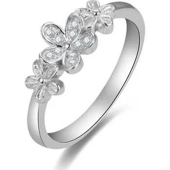 Prsten AGATO Půvabný stříbrný prsten se zirkony AGG465 Velikost: 56 (2,25 g)