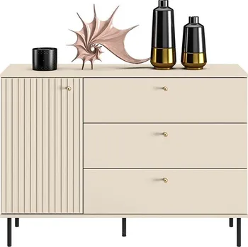 Komoda Komoda Konsimo 120 x 40 x 85 cm krémová
