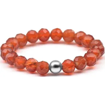 Prsten AGATO Minerální prsten s karneolem POL-R15 Velikost: 57 - 60 (0,90 g)