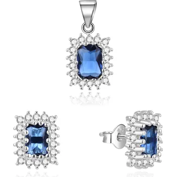 Náušnice AGATO Elegantní souprava šperků se zirkony TAGSET287