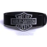 TXR Kožený opasok Harley-Davidson 120 cm (Moto opasok s prackou Harley-Davidson, vyrobený z hovädzej lícovej kože, zaručujúci dlhú životnosť.)